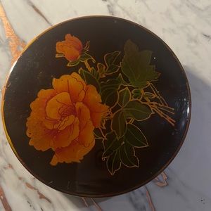 Vintage circle trinket box